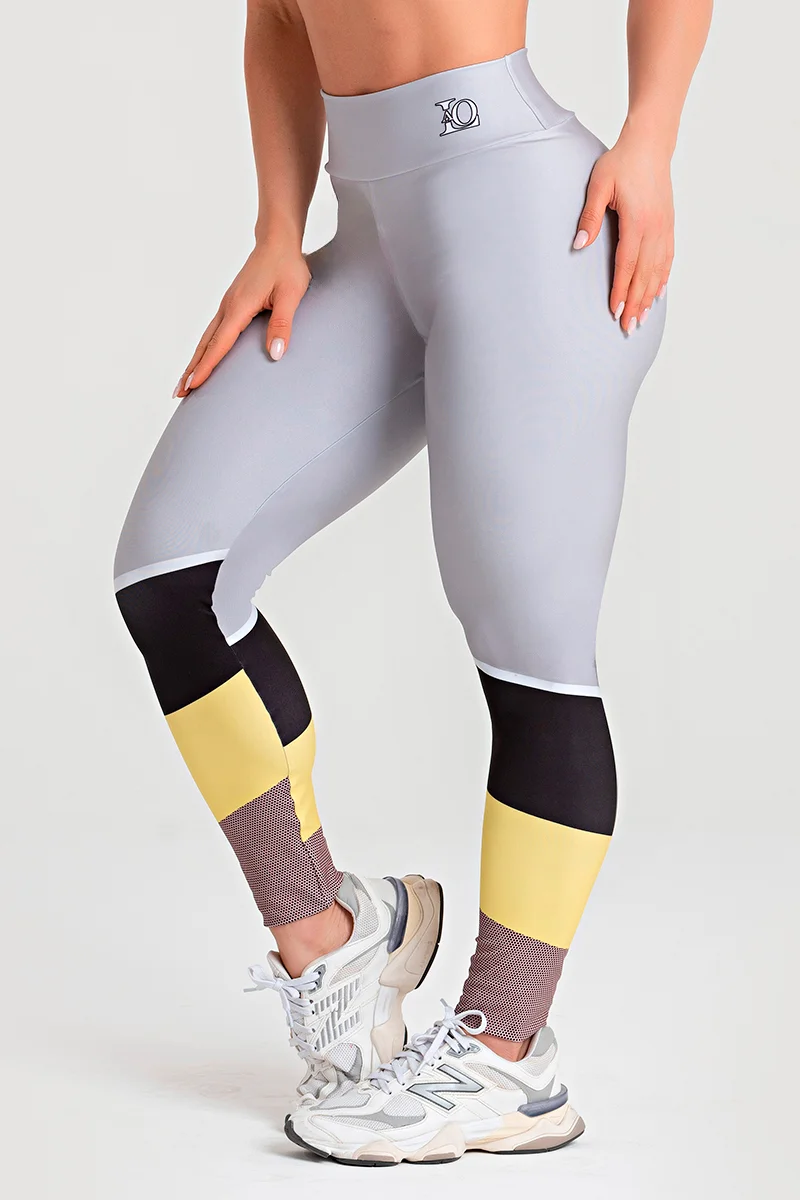 Calça legging estampa localizada digital Augusta